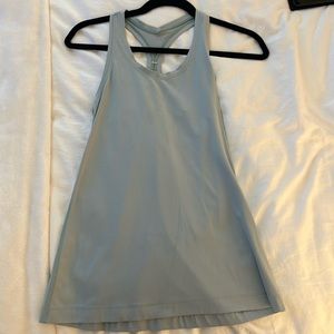 Green/blue lululemon tank top